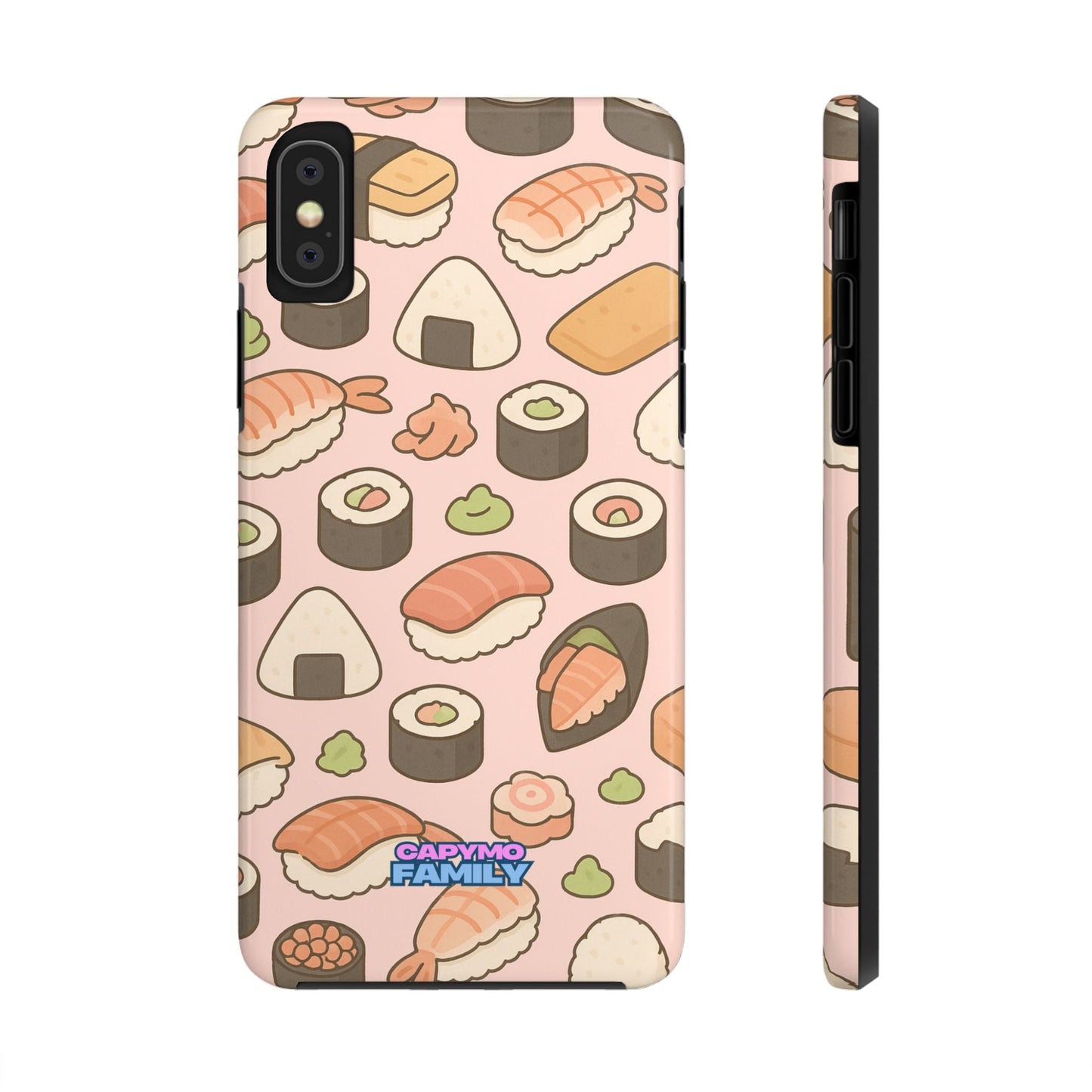 Capymo Family Kawaii Sushi Phone Case – Cute Sushi Pattern Phone Case - Capymo Family
