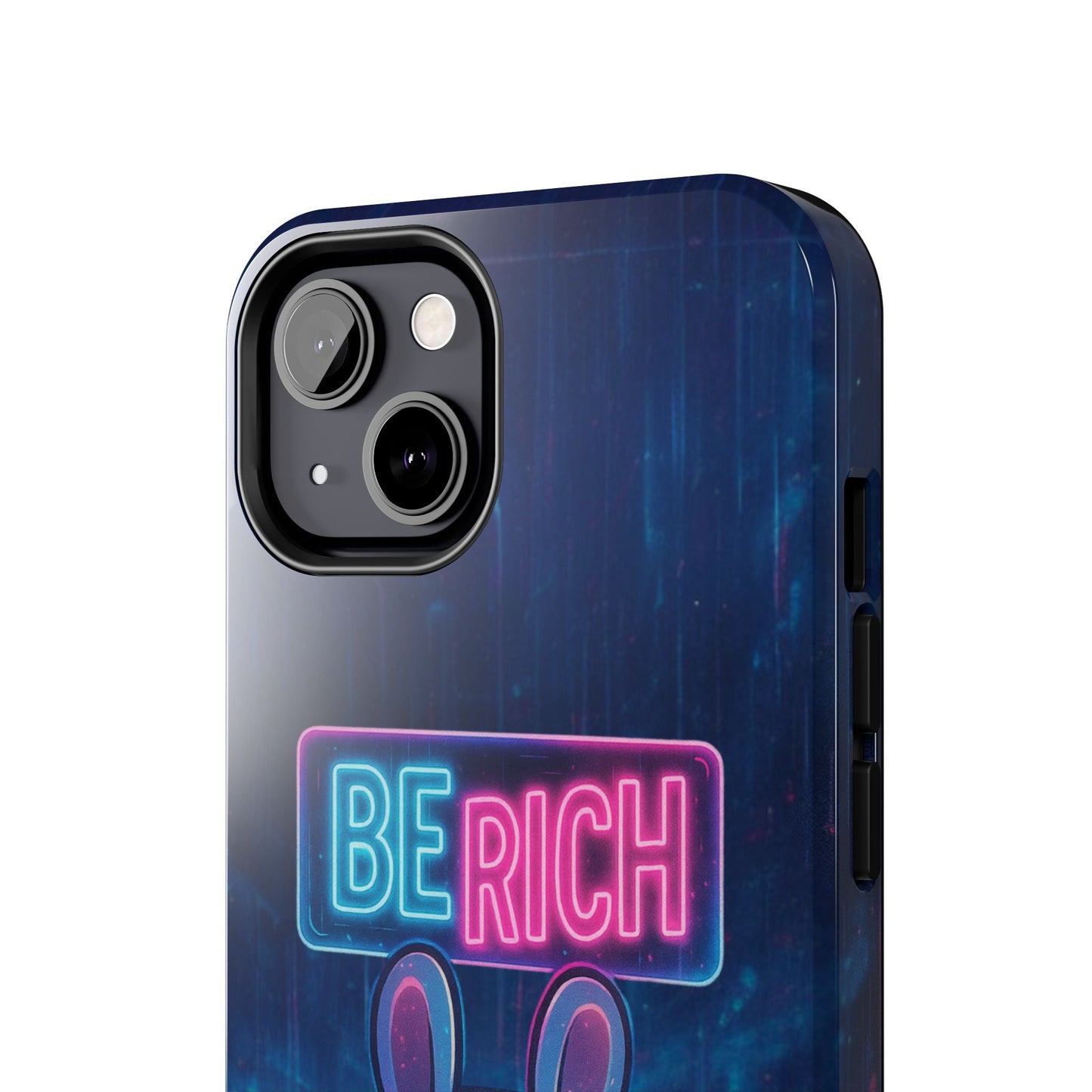 Capymo Family Lucky Cute Cartoon Bunny Tough Phone Case – “Be Rich” Bunny "Toto" Phone Case - Capymo Family