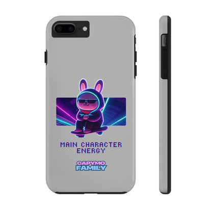 Capymo Family “Main Character Energy” Phone Case – Cyber Bunny Toto Aesthetic Cover - Capymo Family