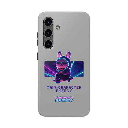 Capymo Family “Main Character Energy” Phone Case – Cyber Bunny Toto Aesthetic Cover - Capymo Family