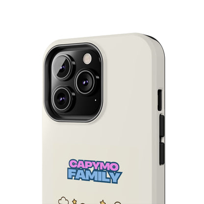 Capymo Family Tough Phone Case – Cute Animal Crew Family Portrait - Capymo Family