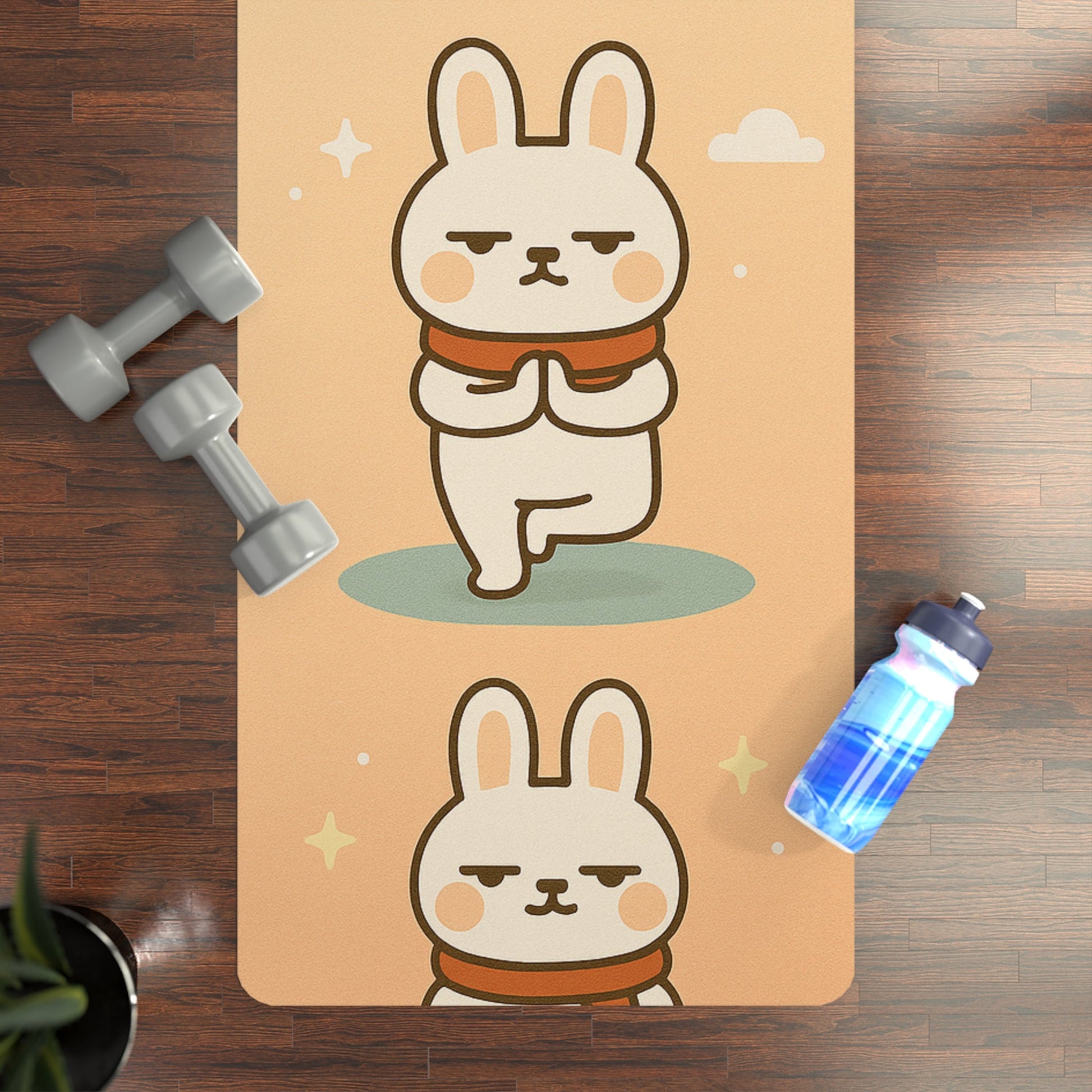 Capymo "TOTO" Yoga Mat for Kids and Adults, Stylish Exercise Mat, Fitness Gift, Home Gym Essential, Animal Lover Accessory - Capymo Family