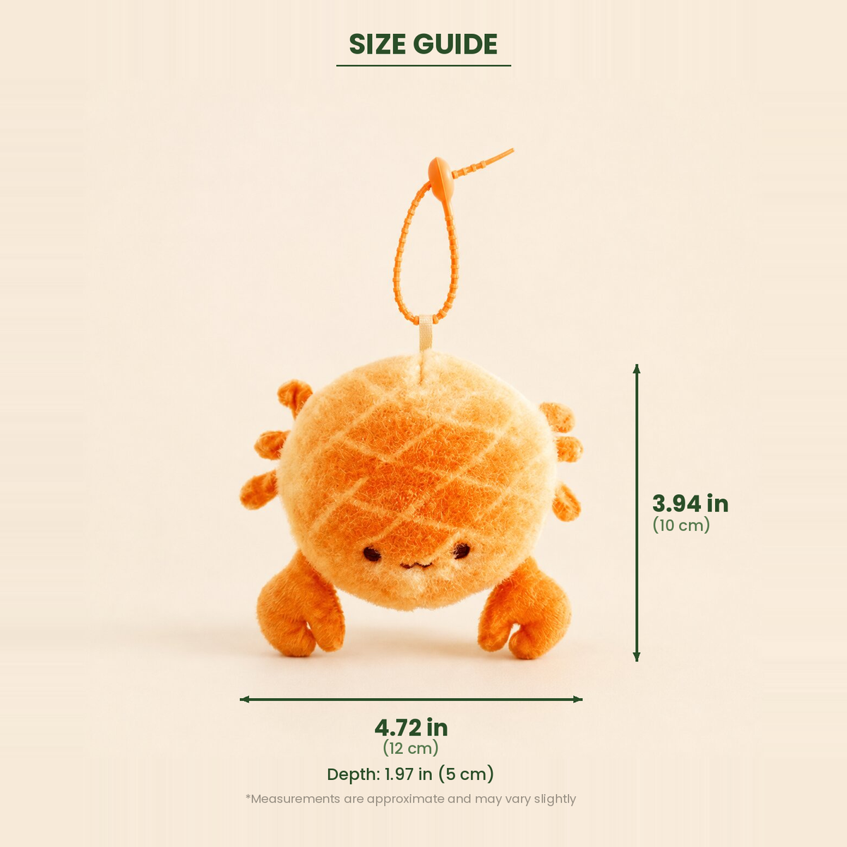 Coco the Crab Plush Keychain