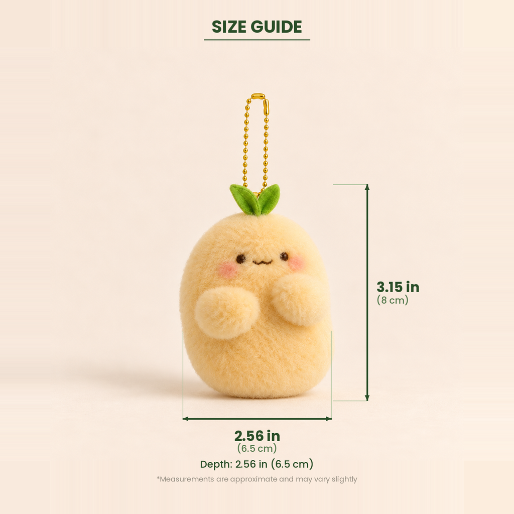 Sprout the Potato Plush Keychain