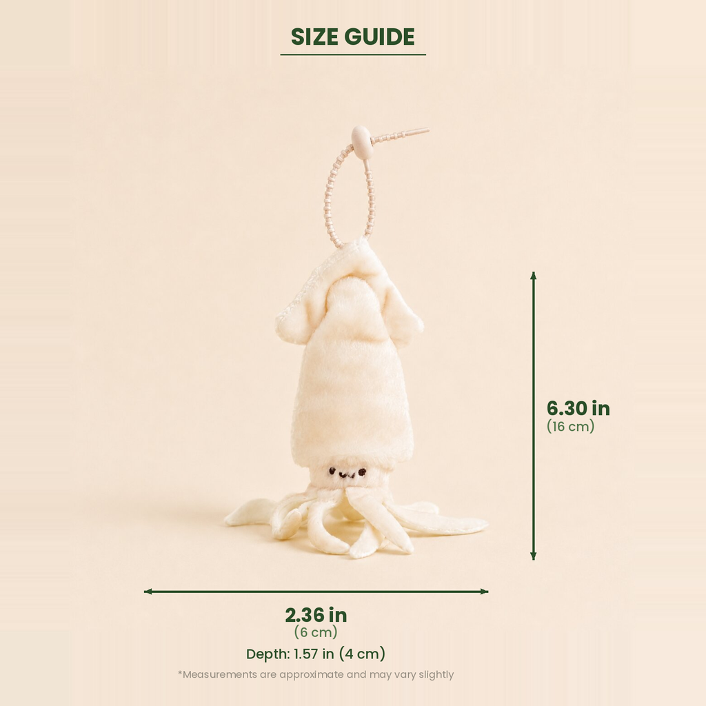 Squiddy the Squid Plush Keychain