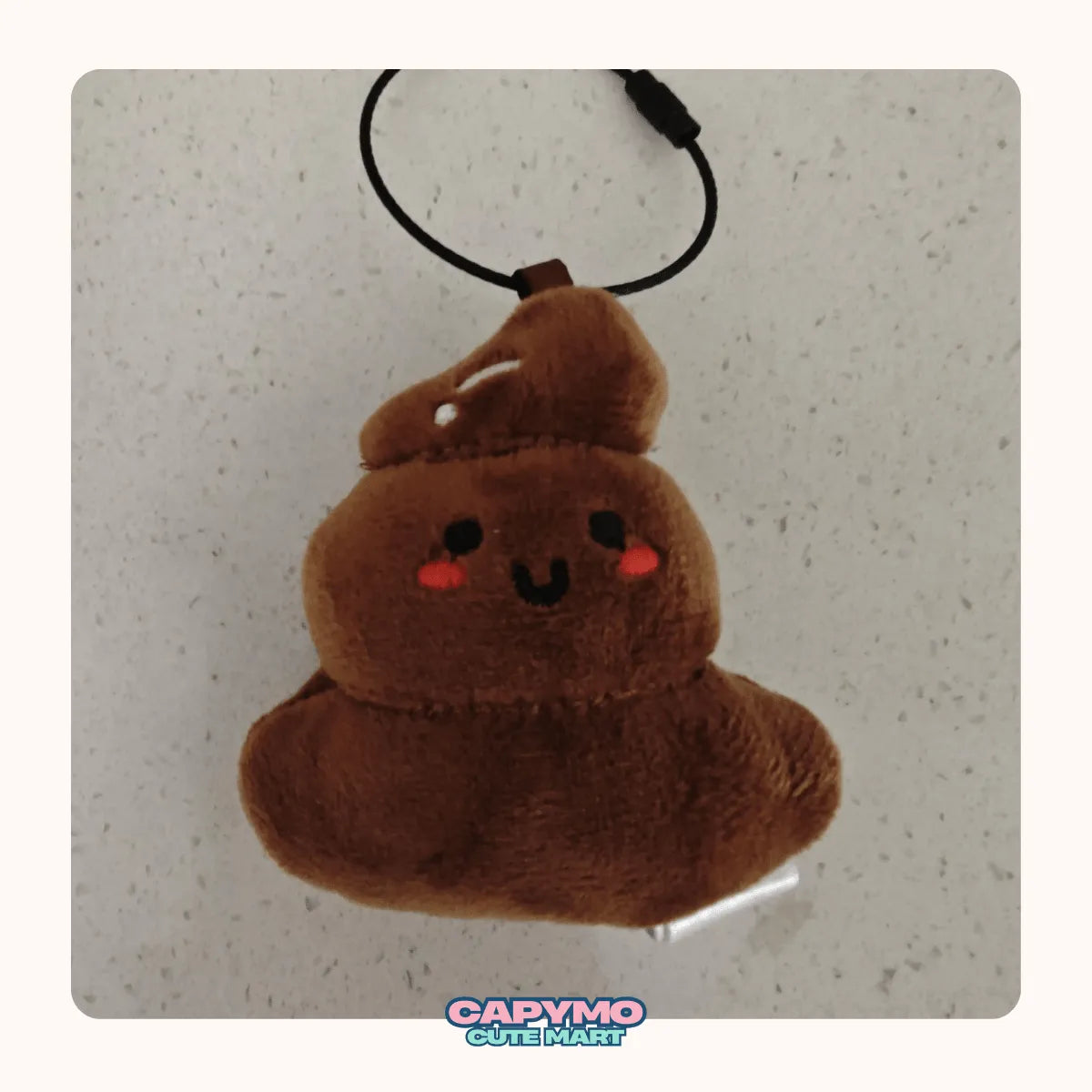 Poopy -The Happy Poo – 3.1 inch Mini Poop Plush Keychain