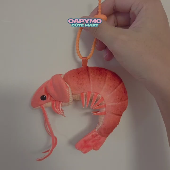 Sunny Jr. the Shrimp Plush Keychain