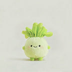 Cute Lettuce Keychain Plush – Kawaii Vegetable Doll Bag Charm | Soft Green Stuffed Keyring