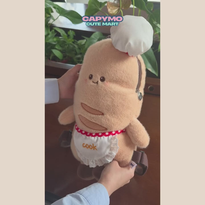 Baguette Plush Backpack